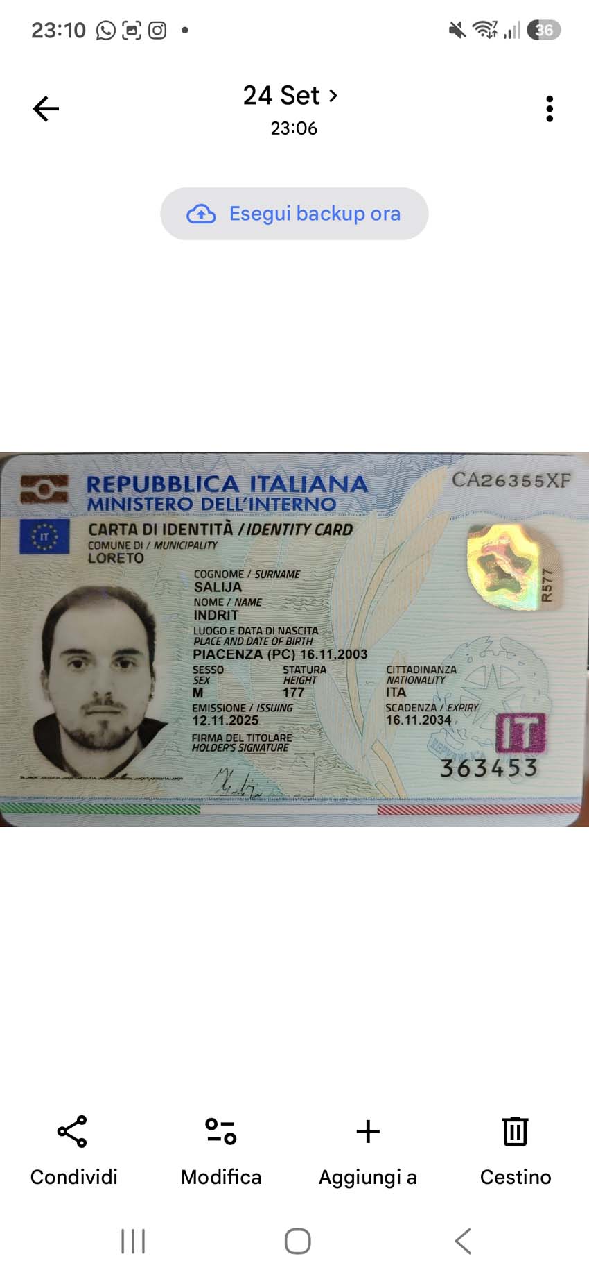 INDRIT SALIJA